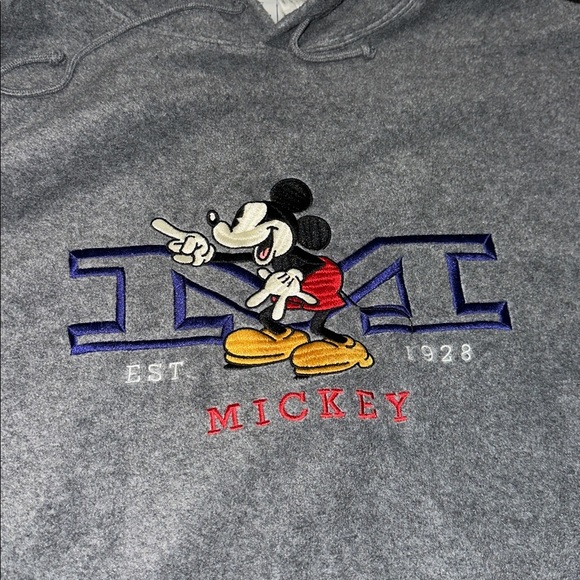 TheDisney Store Charcoal Mickey Mouse Hoodie size XL - Picture 4 of 7
